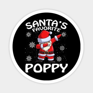 Santas Favorite Poppy Christmas Magnet